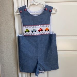 COPY - Smocked Chambray Jon Jon